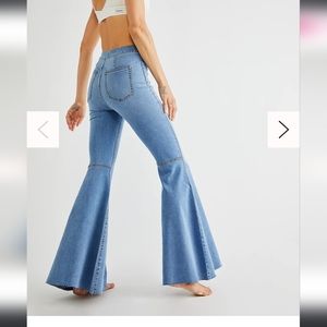 Light Wash Free people Bell bottom jeans